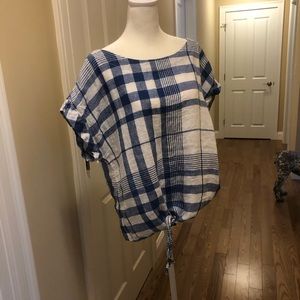 Plaid blouse